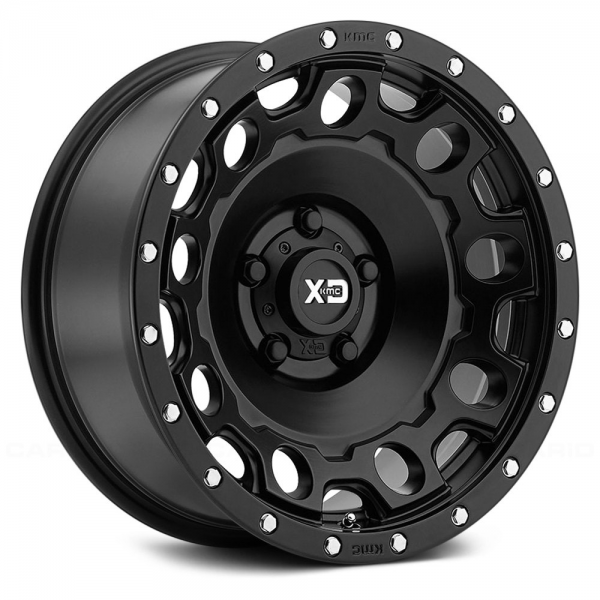 KMC XD SERIES XD129 HOLESHOT Satin Black