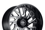 TUFF T4B Gloss Black with Milled Spokes