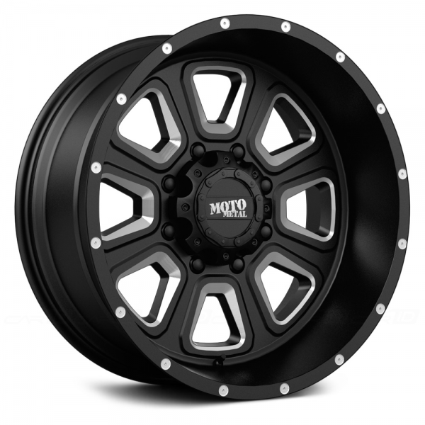 MOTO METAL MO972 Gloss Black with Milled Accents