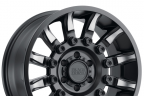 BLACK RHINO MISSION Matte Black with Machined Tinted Spokes