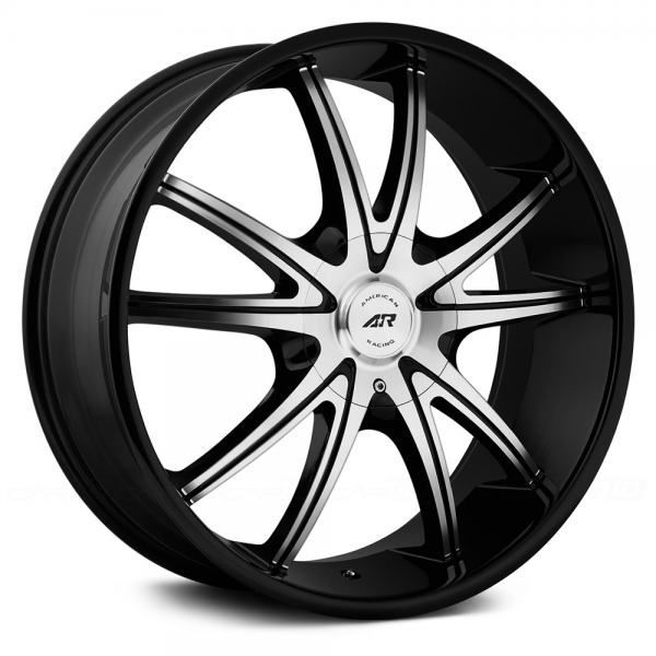 AMERICAN RACING AR897 Gloss Black with Machined Face