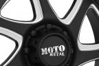 MOTO METAL MO976 Satin Black with Milled Accents