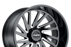 TUFF T2A Gloss Black with Milled Spokes