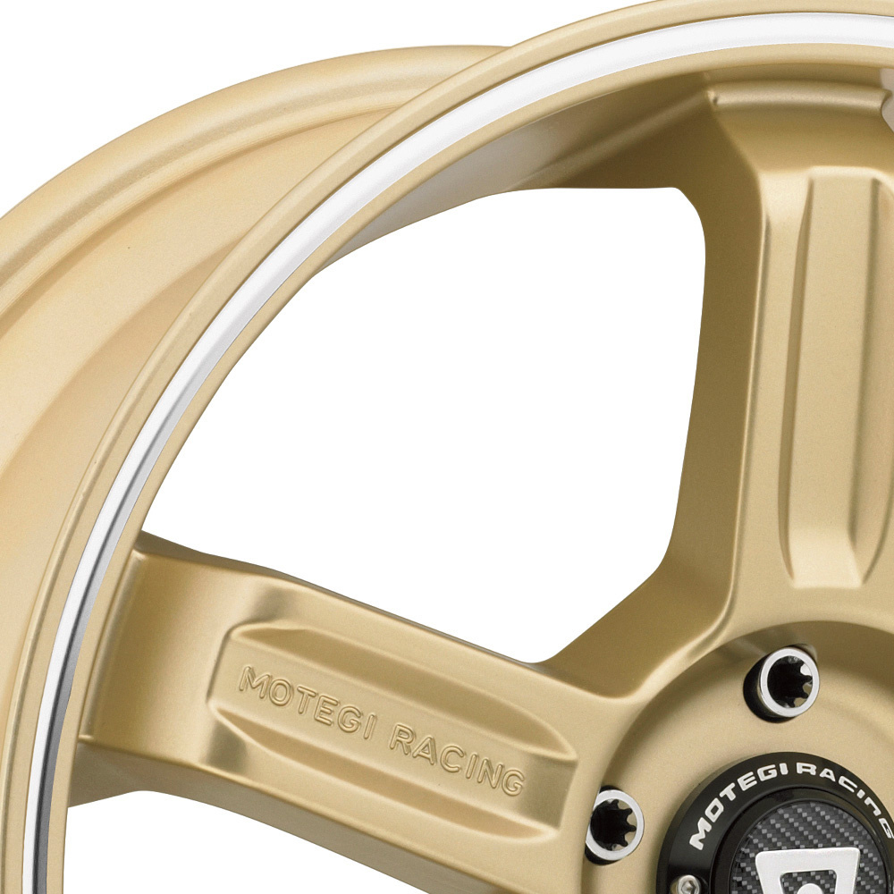 MOTEGI RACING MR122 Gold with Machined Groove
