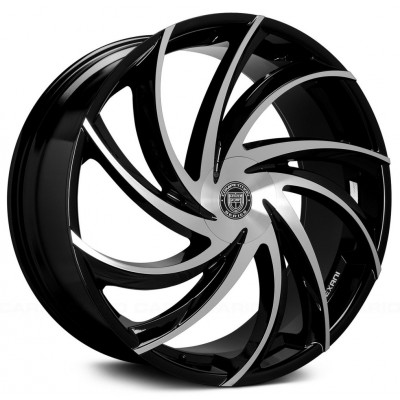 LEXANI TWISTER Gloss Black with Machined Face