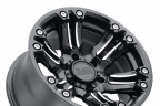 BLACK RHINO ASAGAI Matte Black with Machined Spoke & Stainless Bolts