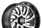 KMC XD SERIES XD826 SURGE Gloss Black with Machined Face