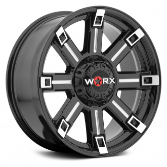 WORX - 806BM TRITON Gloss Black with Milled Accents and Clear Coat