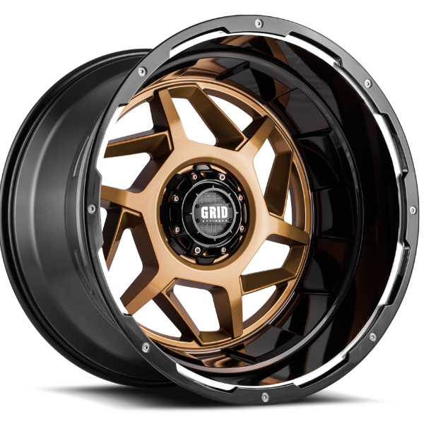 GRID OFF-ROAD GD-14 Gloss Bronze with Matte Black Lip