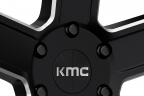 KMC KM702 DUECE Satin Black with Milled Accents