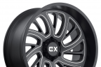 KMC XD SERIES XD826 SURGE Satin Black Brushed