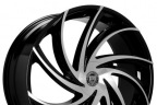 LEXANI TWISTER Gloss Black with Machined Face
