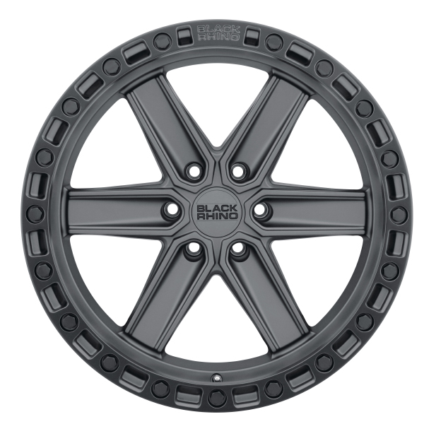 BLACK RHINO HENDERSON Gun Black with Black Lip Edge and Black Bolts