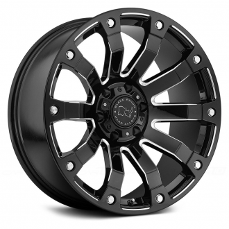 BLACK RHINO - SELKIRK Gloss Black with Milled Spokes