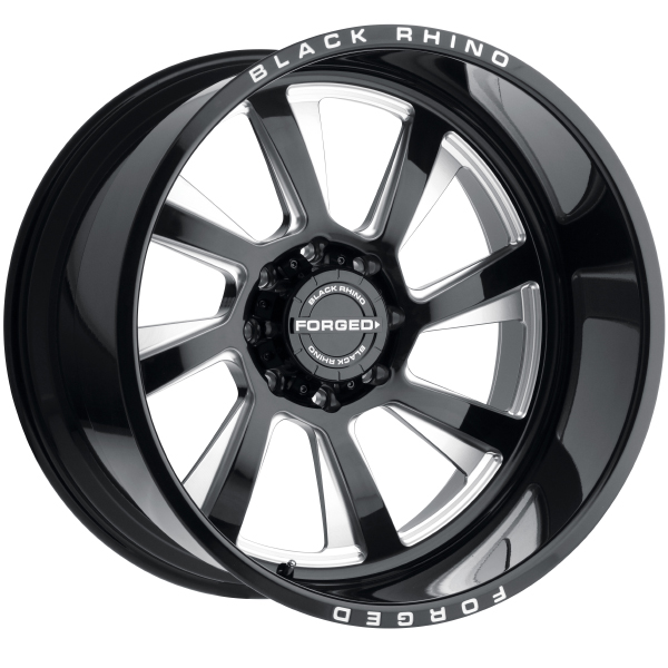 BLACK RHINO BLASTER Gloss Black with Milled Spokes