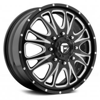 FUEL - THROTTLE DUALLIE 2PC Black with Milled Accents