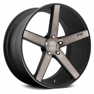 NICHE - MILAN Black with Machined Face and Double Dark Tint