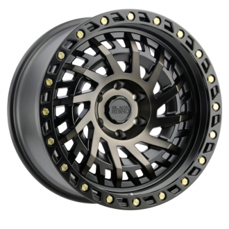 BLACK RHINO - SHREDDER Matte Black with Machined Dark Tint