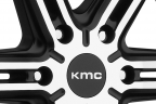 KMC KM686 FACTION Satin Black with Machined Face