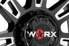 WORX 808BM BEAST II Gloss Black with Milled Accents and Clear Coat