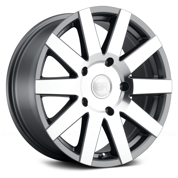 BLACK RHINO JOURNEY Gunmetal with Machined Face