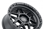 BLACK RHINO KELSO Matte Black with Black Bolts