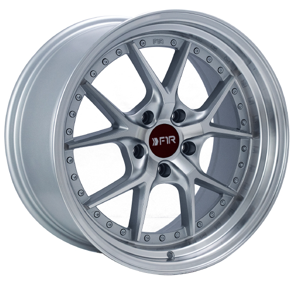 F1R F105 Gloss Black with Polished Lip