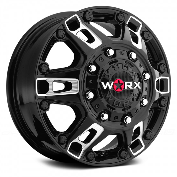 WORX 803BM BEAST DUALLY Gloss Black with Milled Accents and Clear Coat