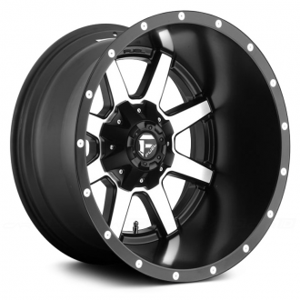 FUEL - MAVERICK DEEP LIP Matte Black with Machined Face