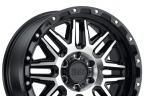 BLACK RHINO ALAMO Gloss Black with Machined Face & Stainless Bolts