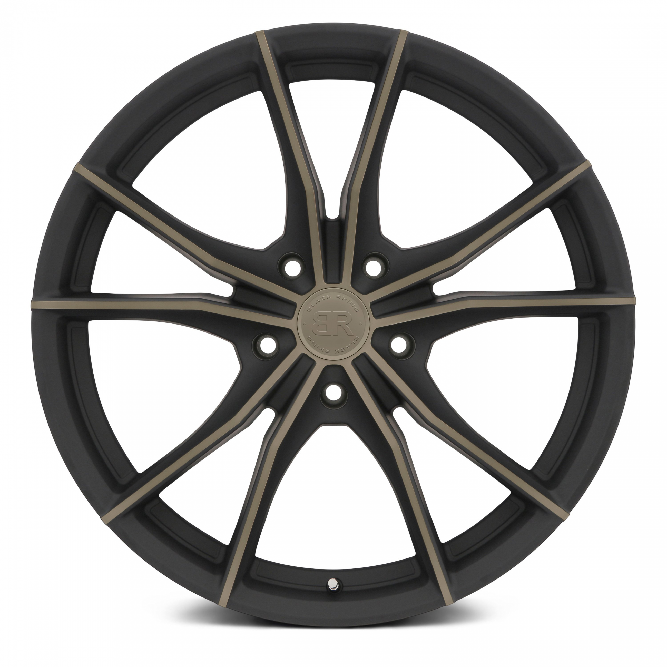 BLACK RHINO ZION 5 Matte Black with Machined Face and Dark Tint