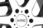 KMC KM699 Satin Black with Machined Face