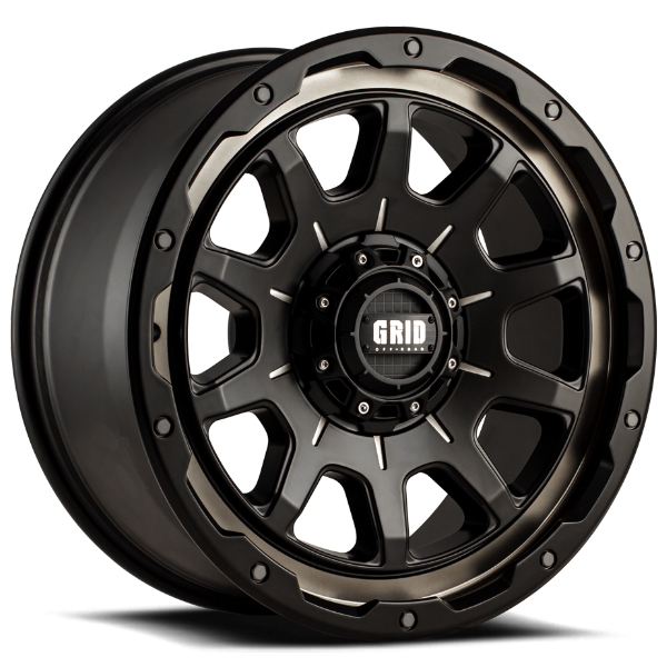 GRID OFF-ROAD GD-15 Matte Black with Double Dark Tint