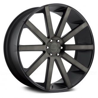 DUB - SHOT CALLA Matte Black with Machined Face and Double Dark Tint