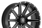 KMC XD SERIES XD818 HEIST Satin Black with Milled Accents