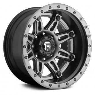 FUEL - HOSTAGE II Black with Gunmetal Face and Bead Ring