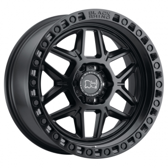 BLACK RHINO - KELSO Matte Black with Black Bolts