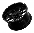 TUFF T15 Gloss Black with Machined Face