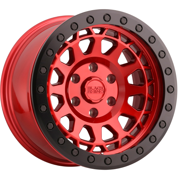 BLACK RHINO PRIMM BEADLOCK Candy Red with Black Ring