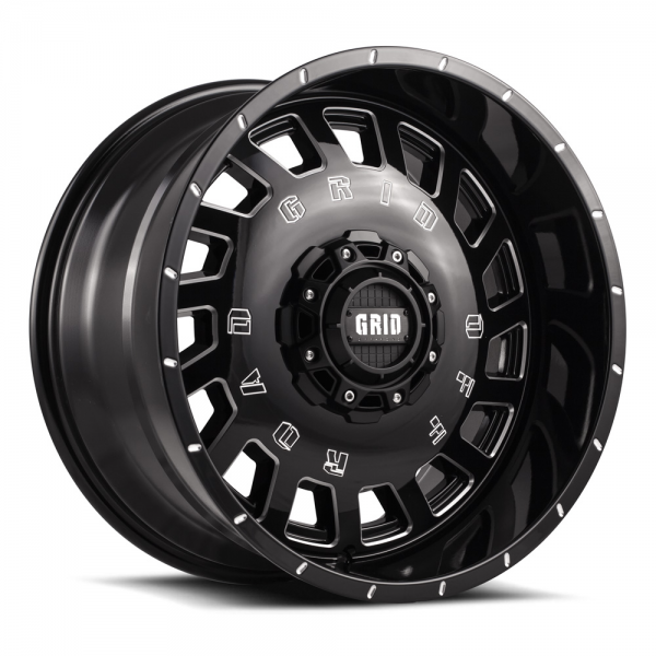 GRID OFF-ROAD GD-3 Gloss Black Milled