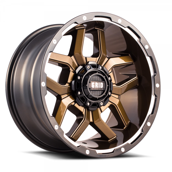 GRID OFF-ROAD GD-7 Gloss Bronze with Black Lip