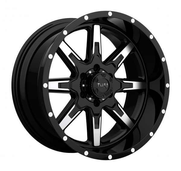 TUFF T15 Gloss Black with Machined Face