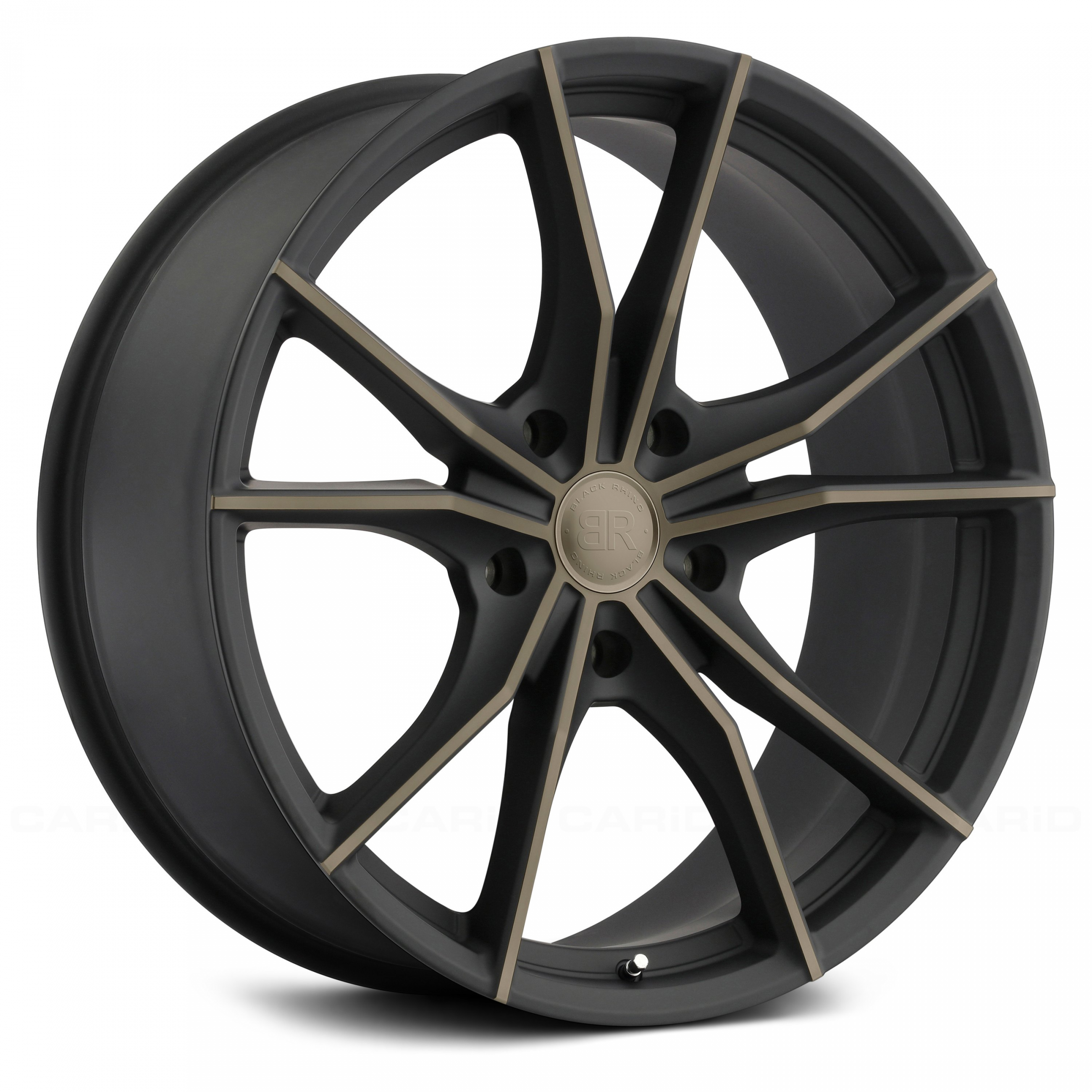 BLACK RHINO ZION 5 Matte Black with Machined Face and Dark Tint