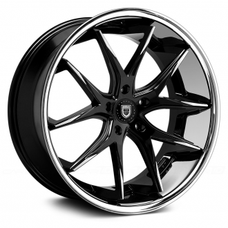 LEXANI - R-TWELVE Black with Machined Tips and SS Lip