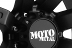 MOTO METAL MO968 Satin Black with Clear Coat