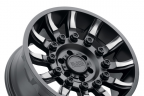 BLACK RHINO MISSION Matte Black with Machined Tinted Spokes