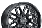 BLACK RHINO HOLLISTER Gloss Black with Milled Spokes
