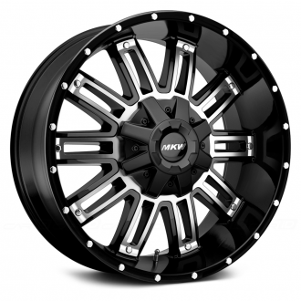 MKW OFF-ROAD - M80 Gloss Black with Machined Face