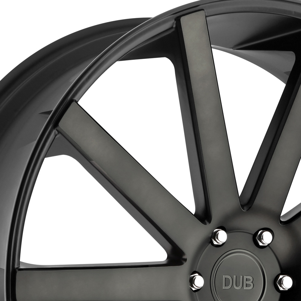 DUB SHOT CALLA Matte Black with Machined Face and Double Dark Tint