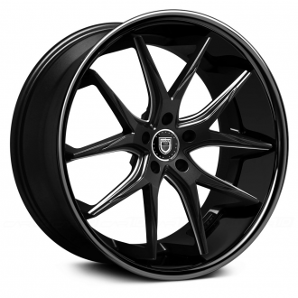 LEXANI - R-TWELVE Black with CNC Machined Grooves